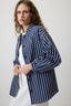 Striped Gabardine Jacket