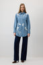 Applique Embroidered Denim Shirt
