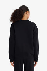 Relax Fit Crew Neck Basic Thick Sweatshirt