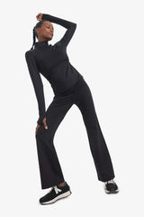 DeFactoFit Wide Leg Scuba Diving Fabric Basic Trousers