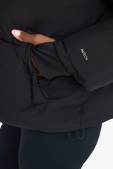 Water Repellent Regular Fit Stand Collar Raglan Sleeve Winter Puffer Coat