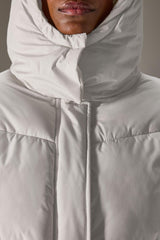 Water-repellent, regular fit, half-fleece lined, hooded, zippered winter coat.