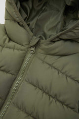 Baby Boy School Waterproof Hooded Zippered Taffeta Puffer Vest