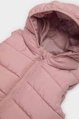 Baby Girl Hooded Puffer Vest