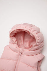 Baby Girl Hooded Puffer Vest