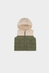 Baby Boy Waterproof Fleece Lined Puffer Vest