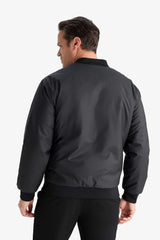 Slim Fit Slim Cut College Collar Zippered Waterproof Bomber Jacket