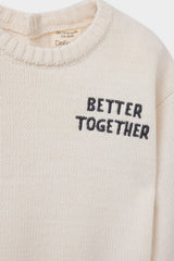 Baby Boy Crew Neck Printed Knitwear Sweater