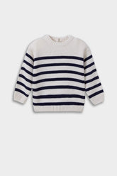 Baby Boy Crew Neck Striped Sweater