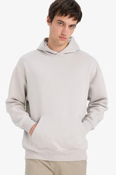 Oversize Fit Long Sleeve Pocket Sweatshirt