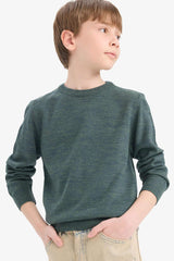 Boys Crew Neck Knitwear Sweater