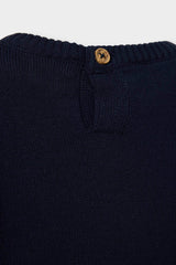 Baby Boy Crew Neck Knit Sweater