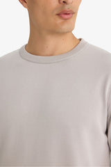 Regular Fit Crew Neck Basic Plain Premium Knitwear Sweater