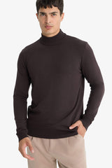 Regular Fit Turtleneck Premium Knit Sweater