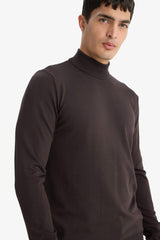 Regular Fit Turtleneck Premium Knit Sweater