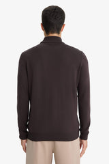 Regular Fit Turtleneck Premium Knit Sweater
