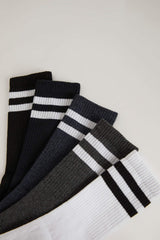 Men 5-Pack Cotton Long Socks