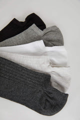Men's Invisible 5 Pcs Cotton Sneaker Socks