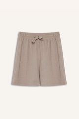 Loose Fit Crepe Shorts