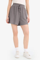 Loose Fit Crepe Shorts