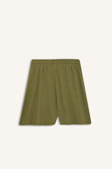 Loose Fit Crepe Shorts