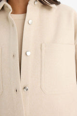 Shirt Collar Flanel Long Sleeve Shirt