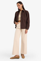 Shirt Collar Flanel Long Sleeve Shirt