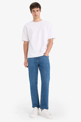 Sergio Regular Fit Regular Cut Normal Waist Straight Leg Jeans