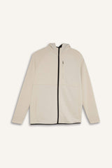 DeFactoFit Slim Fit Slim Cut Hooded Scuba Diving Fabric Zippered Sports Sweatshirt