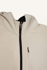 DeFactoFit Slim Fit Slim Cut Hooded Scuba Diving Fabric Zippered Sports Sweatshirt