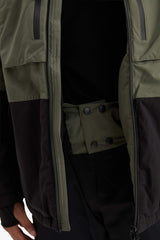 Ski Jacket, Water Repellent, Windproof, Hooded, Zippered, Glove Compartment, Ultra Protective.