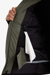 Ski Jacket, Water Repellent, Windproof, Hooded, Zippered, Glove Compartment, Ultra Protective.