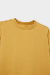 Baby Boy Crew Neck Basic Plain Sweatshirt