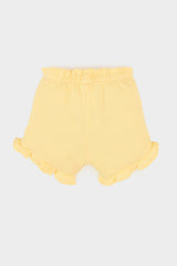 Baby Girl Regular Fit Waffle Shorts