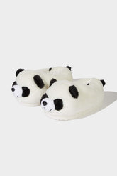 Boys Panda Themed Flat Sole Slippers
