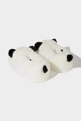 Boys Panda Themed Flat Sole Slippers