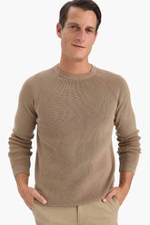 Standard Fit Crew Neck Knitwear Sweater