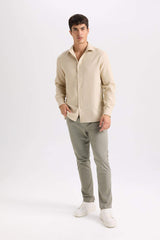Super Skinny Hem Gabardine Chino Pants