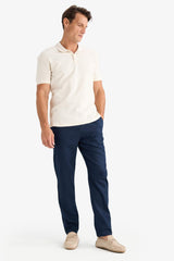 Summer Jogger Pants Basic Straight Pockets Tight Leg