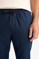 Summer Jogger Pants Basic Straight Pockets Tight Leg