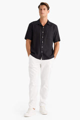 Summer Jogger Pants Basic Straight Pockets Tight Leg