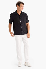 Summer Jogger Pants Basic Straight Pockets Tight Leg