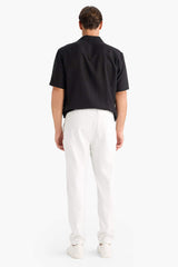 Summer Jogger Pants Basic Straight Pockets Tight Leg