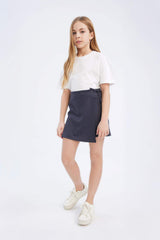 Girl Regular Fit Knitted Skirt