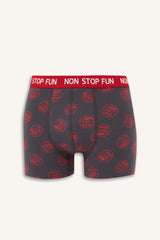 Regular Fit Patterned 3-Pack Boxer