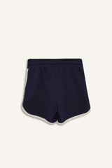 Girls Elastic Waist Basic Plain Shorts