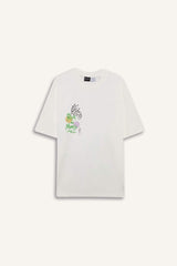 100% Cotton Rick and Morty Comfort Regular Fit Relaxed Fit Crew Neck Back Printed Short Sleeve T-Shirt