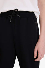 Boy Elastic Waist Leg Pique Basic Sweatpants