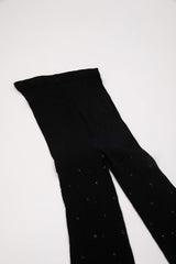 15 Den Womens Glitter Heart Patterned Tights