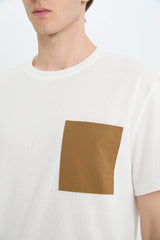 Regular Fit Crew Neck Pocket Short Sleeve T-Shirt